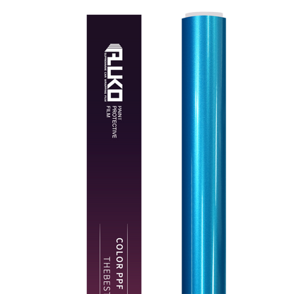 TPU Gloss Metallic Canel Bay Blue Colored PPF Paint Protection Film product image 2 - Veloro paint protection film