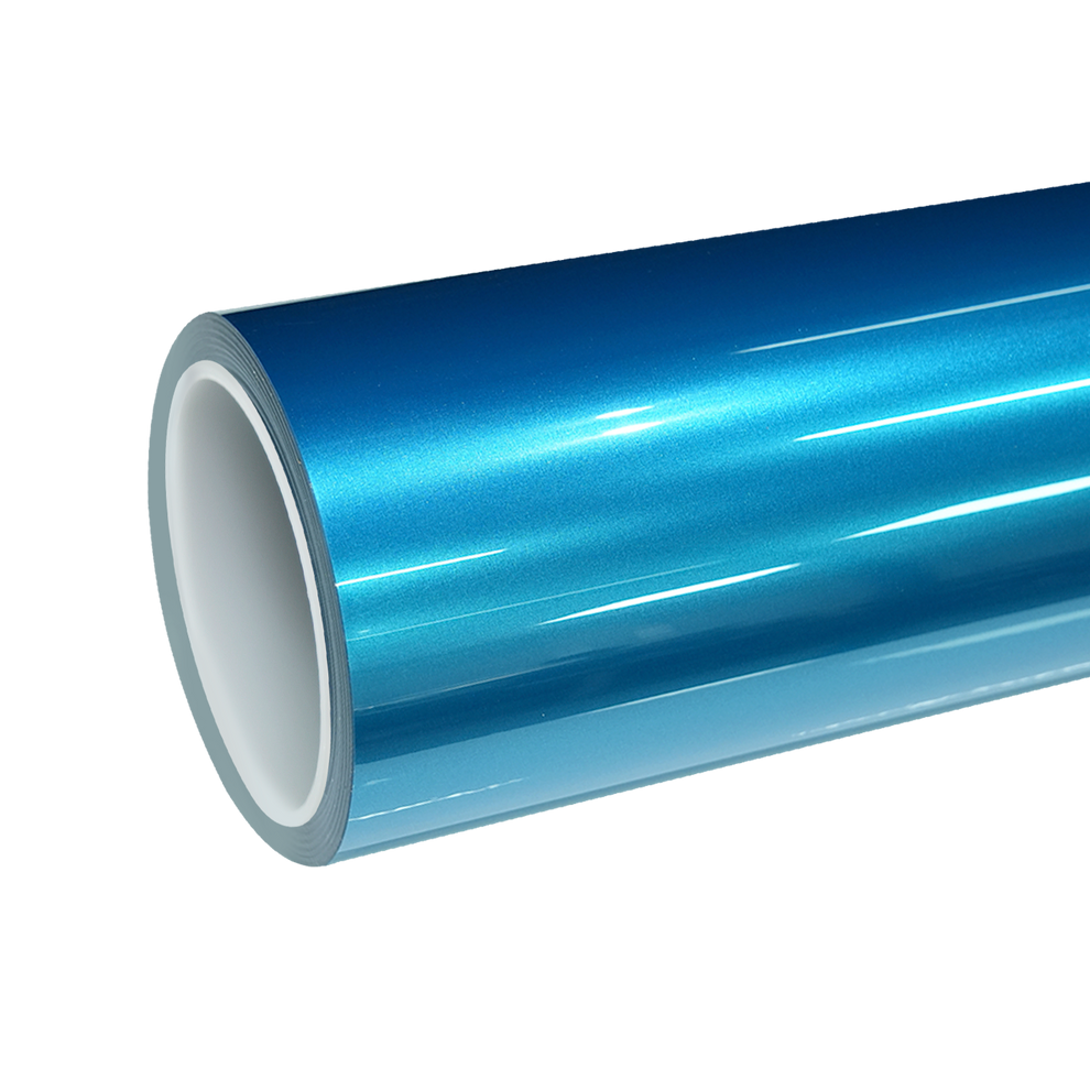 TPU Gloss Metallic Canel Bay Blue Colored PPF Paint Protection Film
