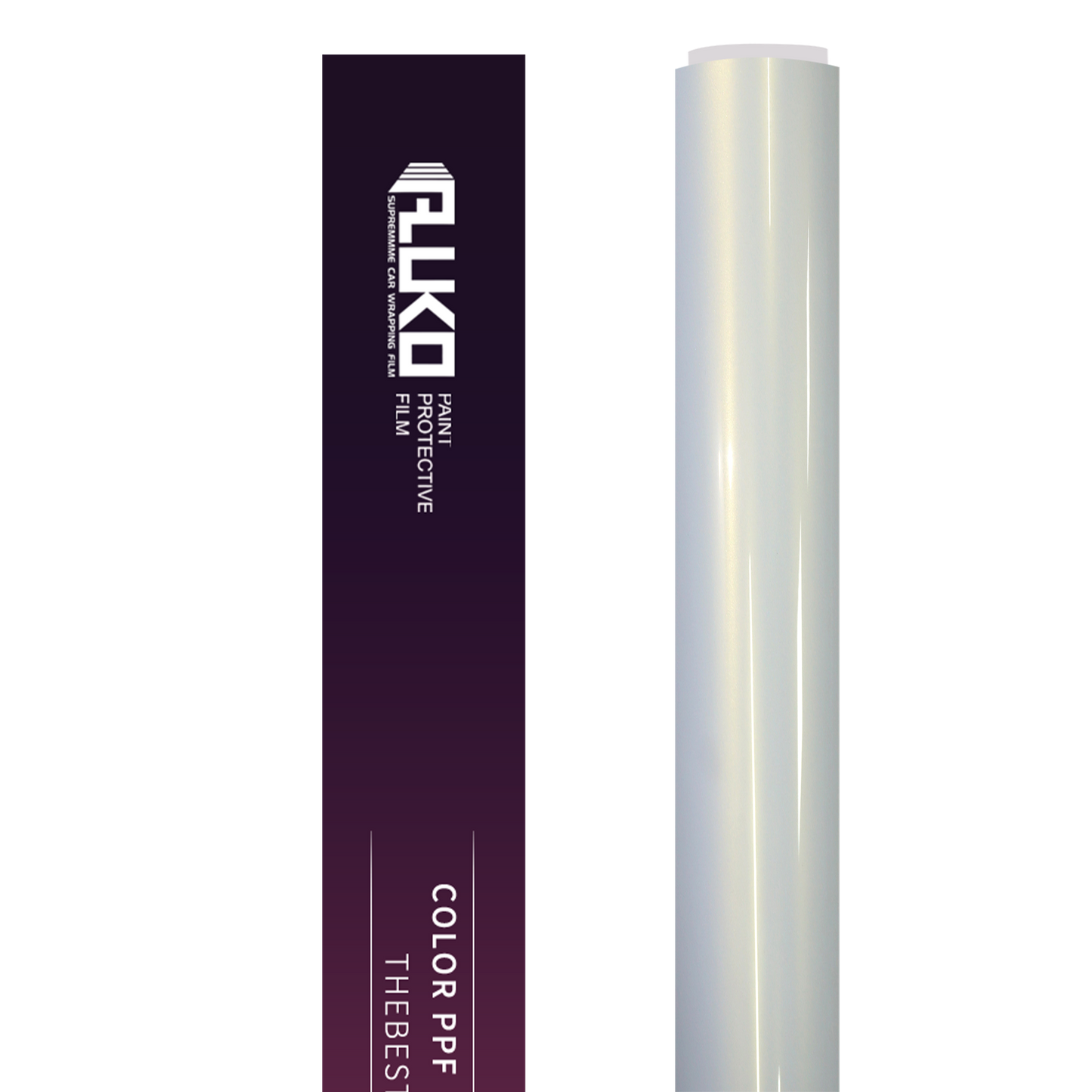 TPU Gloss Metallic Chameleon Gold White Colored PPF Paint Protection Film product image 2 - Veloro paint protection film