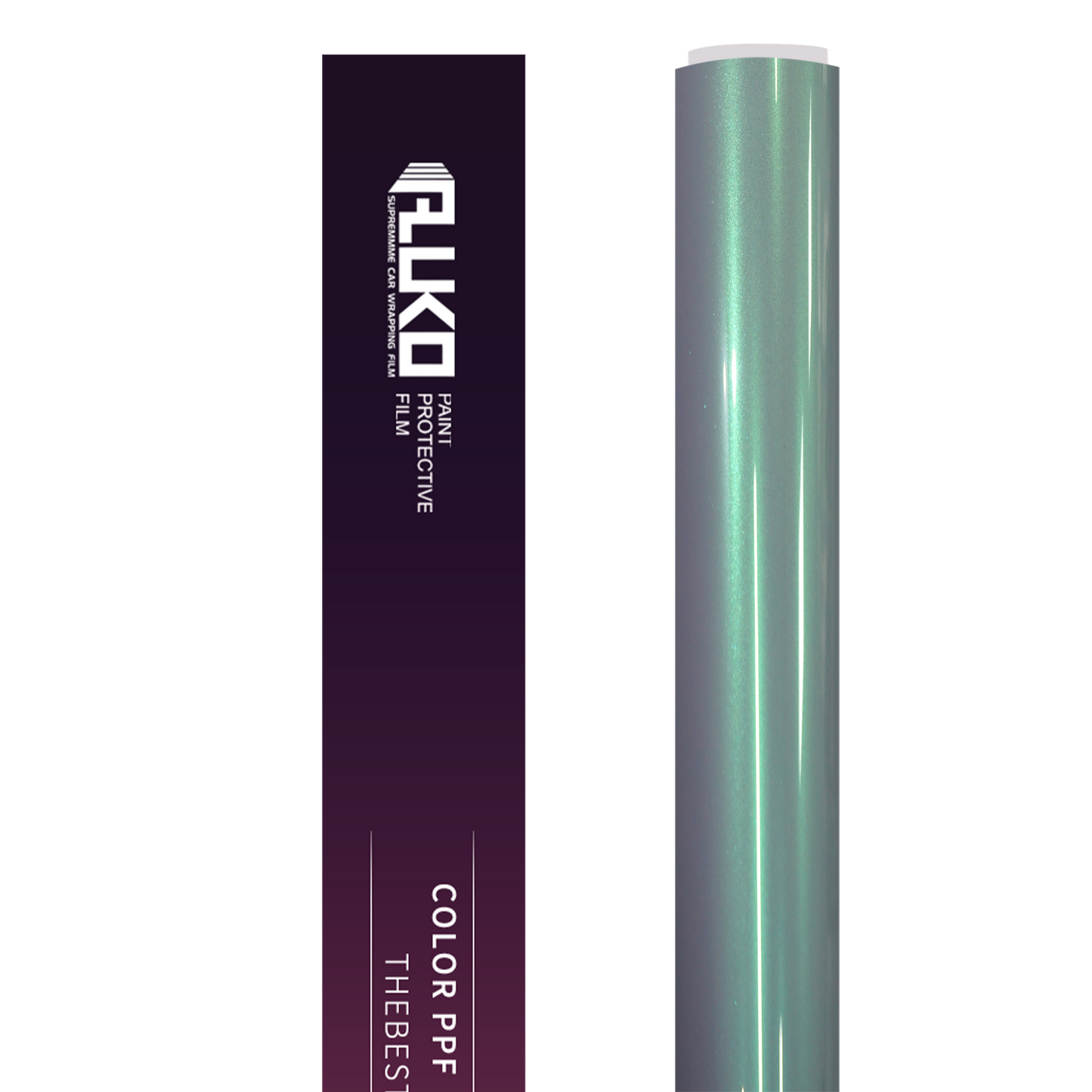 TPU Gloss Metallic Chameleon Green Grey Colored PPF Paint Protection Film product image 2 - Veloro paint protection film