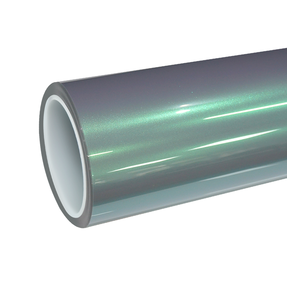 TPU Gloss Metallic Chameleon Green Grey Colored PPF Paint Protection Film