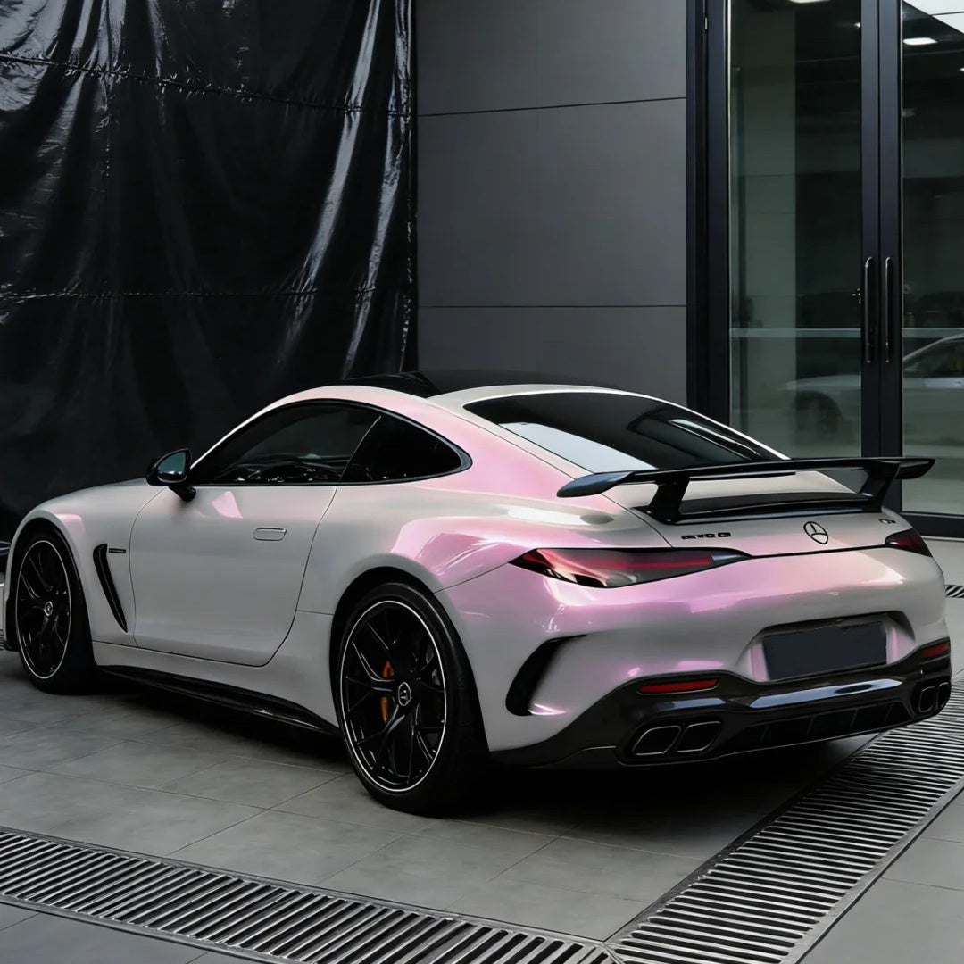 TPU Gloss Metallic Chameleon Pink Grey Color PPF Paint Protection Film product image 2 - Veloro paint protection film