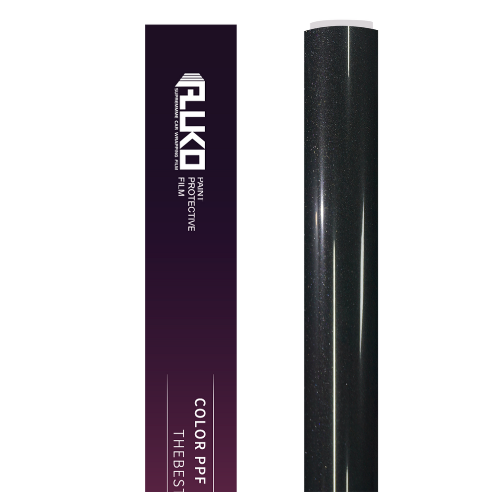 TPU Gloss Metallic Charcoal Grey Colored PPF Paint Protection Film product image 2 - Veloro paint protection film