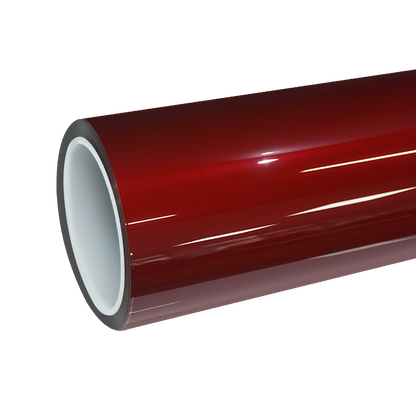 TPU Gloss Metallic Cherry Red Colored PPF Paint Protection Film