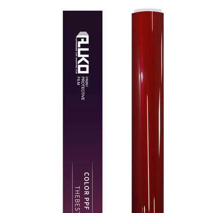 TPU Gloss Metallic Cherry Red Colored PPF Paint Protection Film product image 2 - Veloro paint protection film