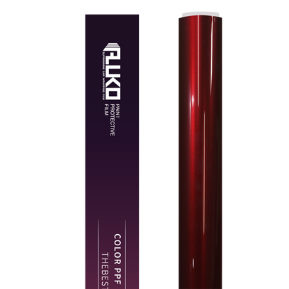 TPU Gloss Metallic Crimson Red Colored PPF Paint Protection Film product image 3 - Veloro paint protection film