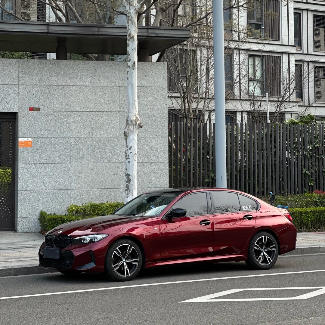 TPU Gloss Metallic Crimson Red Colored PPF Paint Protection Film product image 2 - Veloro paint protection film
