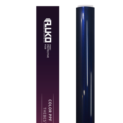 TPU Gloss Metallic Dark Blue Audi Navarre Blue Colored PPF Paint Protection Film product image 2 - Veloro paint
