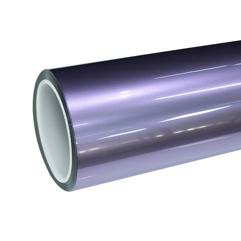 TPU Gloss Metallic Deep Violet Purple Colored PPF Paint Protection Film