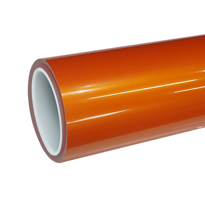 TPU Gloss Metallic Fiery Orange Colored PPF Paint Protection Film