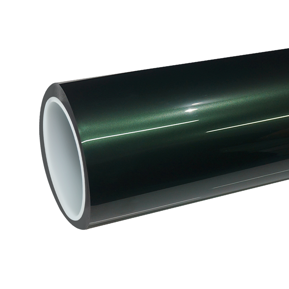 TPU Gloss Metallic Forest Green Colored PPF Paint Protection Film