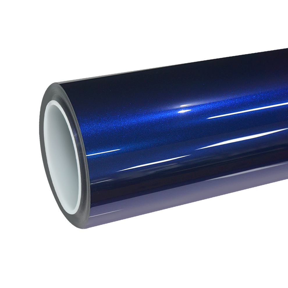 TPU Gloss Metallic Gentian Blue Colored PPF Paint Protection Film