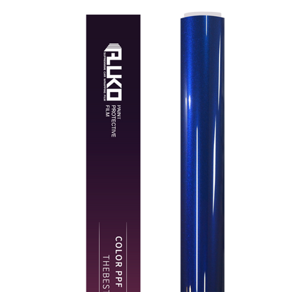TPU Gloss Metallic Gentian Blue Colored PPF Paint Protection Film product image 2 - Veloro paint protection film