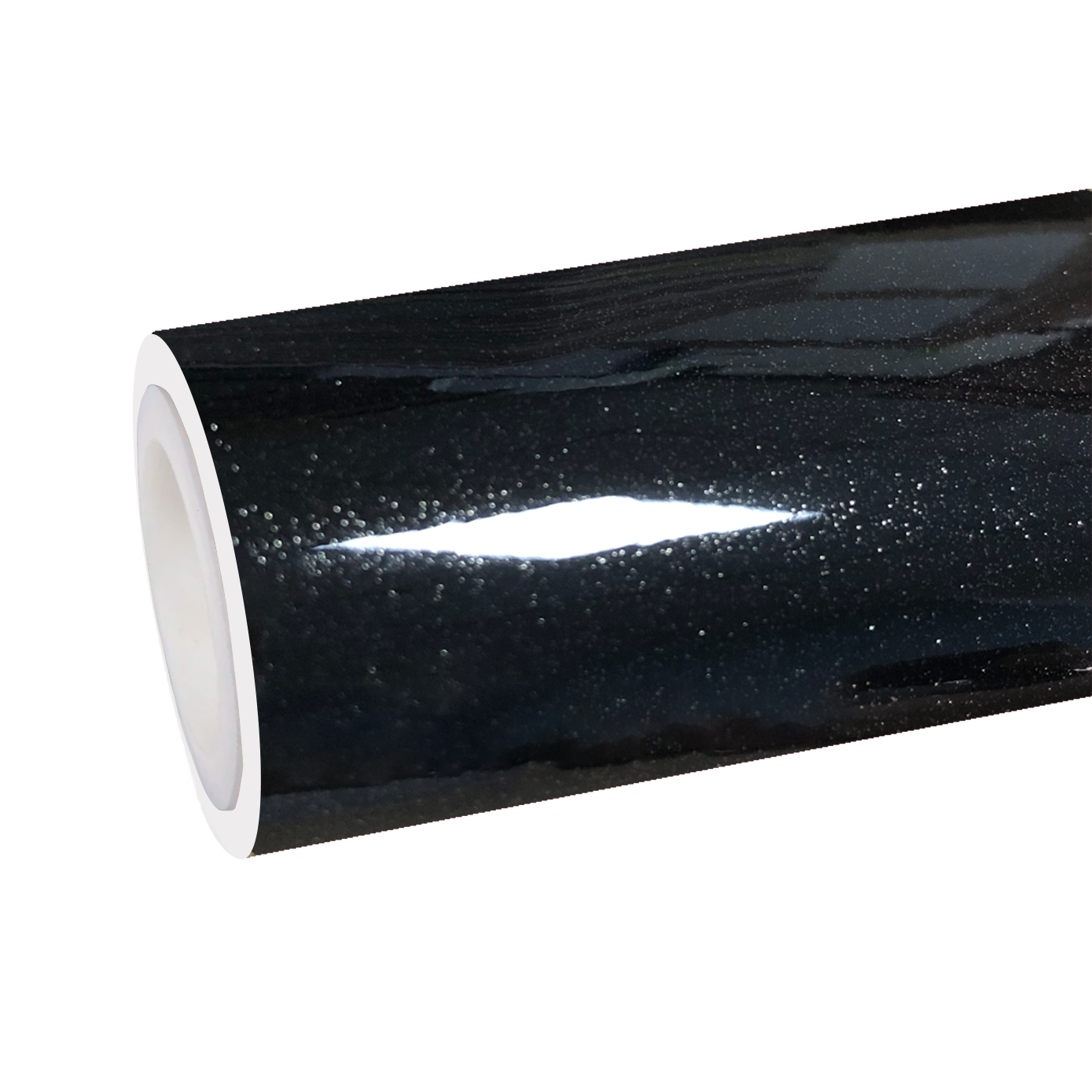 TPU Gloss Metallic Glitter Black Colored PPF Paint Protection Film