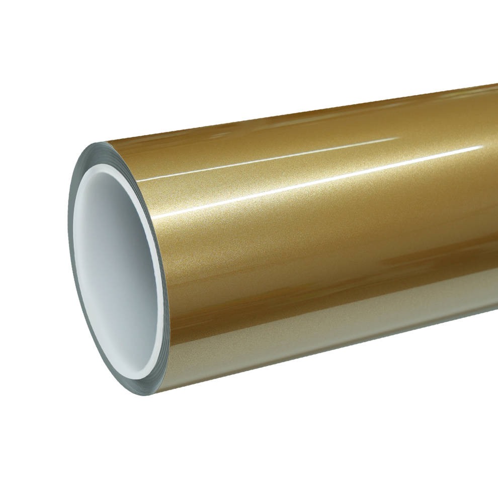 TPU Gloss Metallic Gold Colored PPF Paint Protection Film