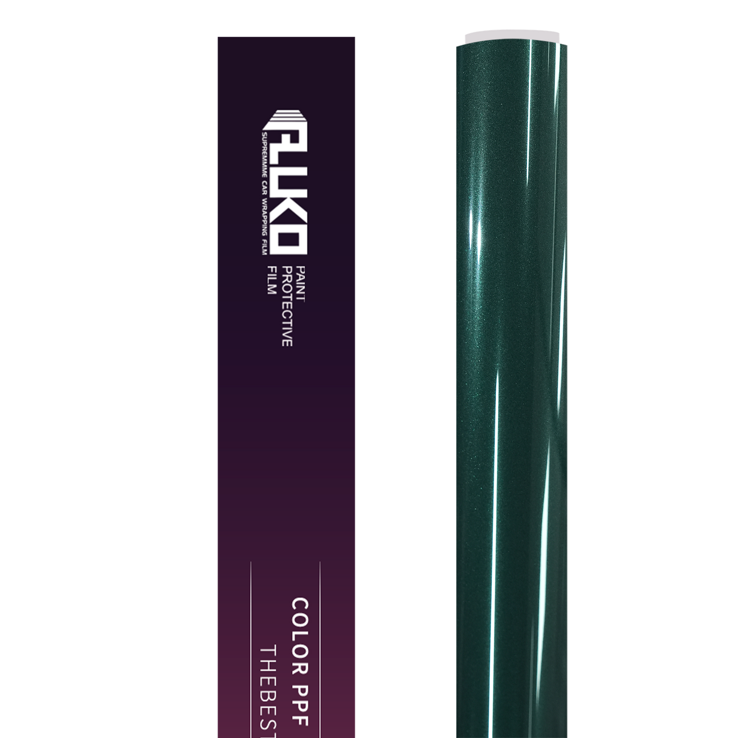 TPU Gloss Metallic Gotland Green Colored PPF Paint Protection Film product image 2 - Veloro paint protection film