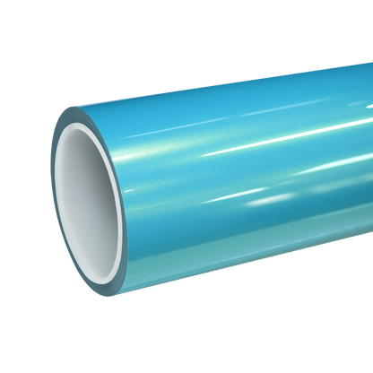 TPU Gloss Metallic Neon Ice Blue Colored PPF | Paint Protection Film