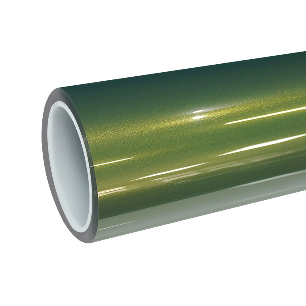 TPU Gloss Metallic Iridescent Emerald Green Colored PPF Paint Protection Film