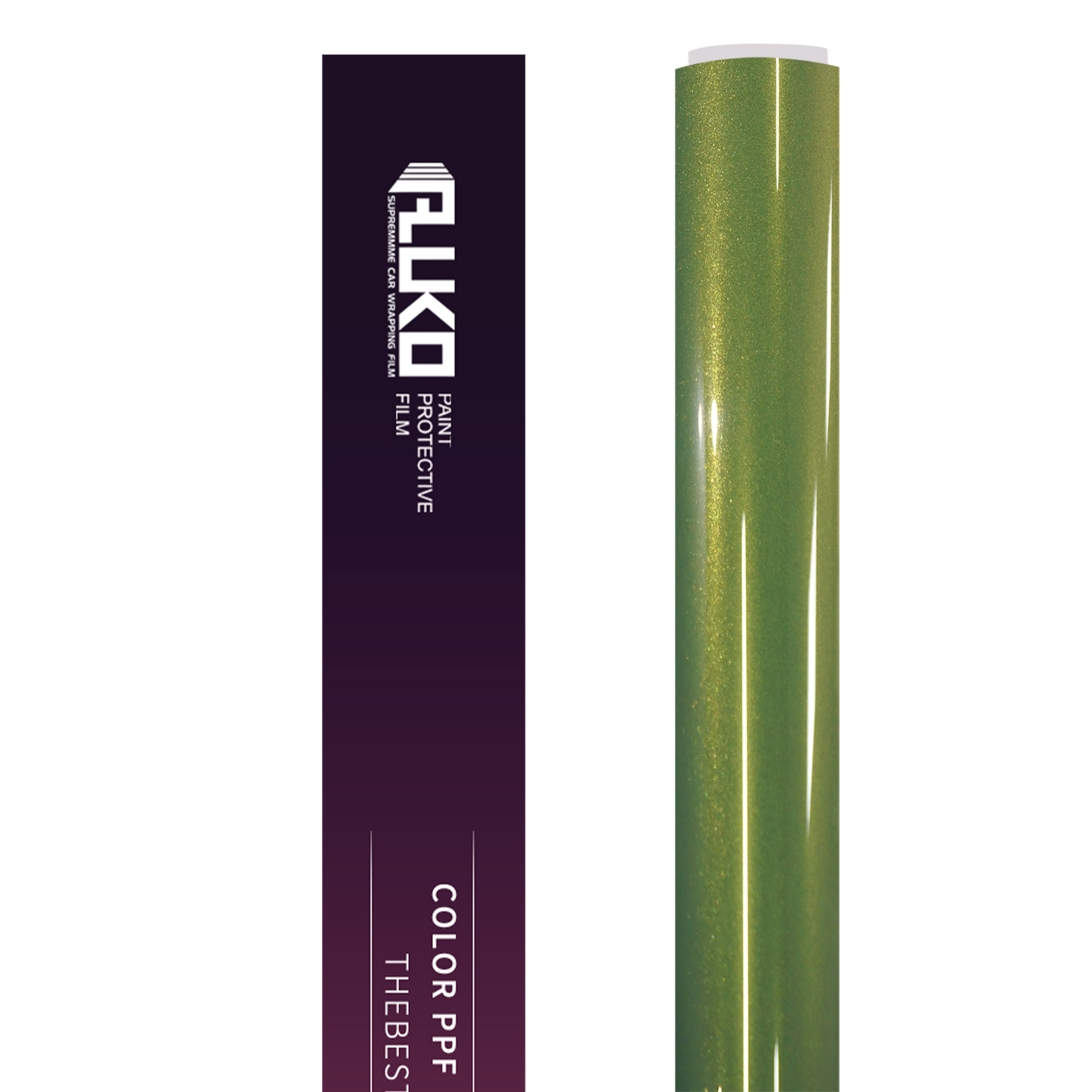 TPU Gloss Metallic Iridescent Emerald Green Colored PPF Paint Protection Film product image 2 - Veloro paint protection