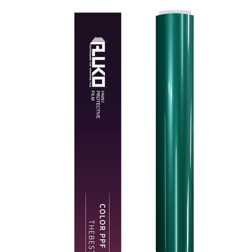 TPU Gloss Metallic Jade Elegant Green Colored PPF Paint Protection Film product image 2 - Veloro paint protection film