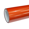 TPU Gloss Metallic Lava Orange Colored PPF Paint Protection Film