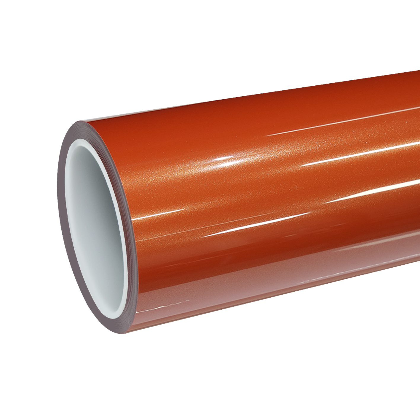 TPU Gloss Metallic Lava Orange Colored PPF Paint Protection Film