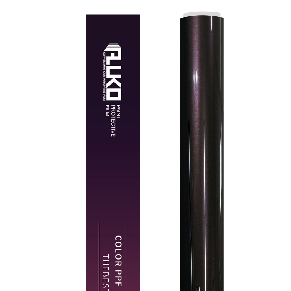 TPU Gloss Metallic Librae Purple Colored PPF Paint Protection Film product image 2 - Veloro paint protection film