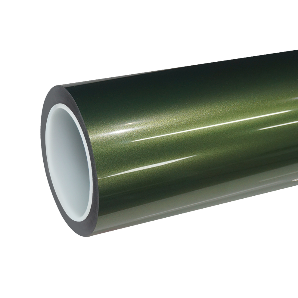 TPU Gloss Metallic Mamba Green Colored PPF Paint Protection Film