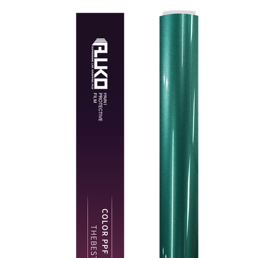 TPU Gloss Metallic Martin Racing Green Colored PPF Paint Protection Film product image 2 - Veloro paint protection film