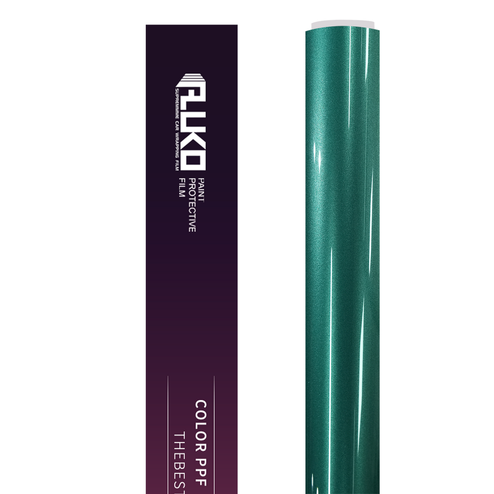TPU Gloss Metallic Martin Racing Green Colored PPF Paint Protection Film product image 2 - Veloro paint protection film