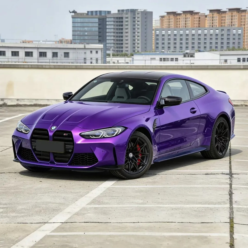 TPU Gloss Metallic Marvelli Purple Colored PPF Paint Protection Film product image 2 - Veloro paint protection film