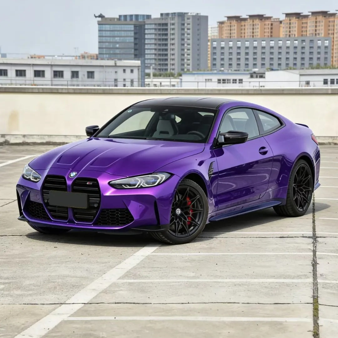 TPU Gloss Metallic Marvelli Purple Colored PPF Paint Protection Film product image 2 - Veloro paint protection film