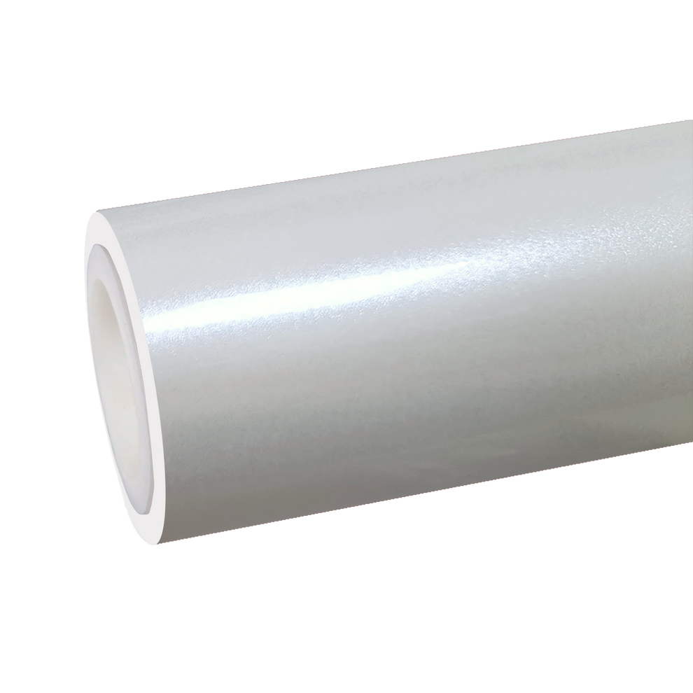 TPU Gloss Metallic Metal White Colored PPF Paint Protection Film
