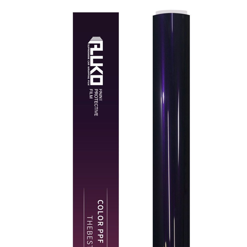 TPU Gloss Metallic Midnight Purple Colored PPF Paint Protection Film product image 2 - Veloro paint protection film