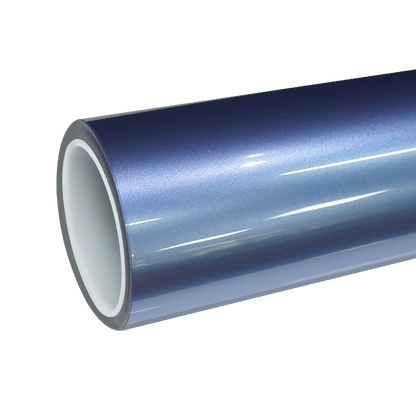 TPU Gloss Metallic Mist Blue Colored PPF Paint Protection Film