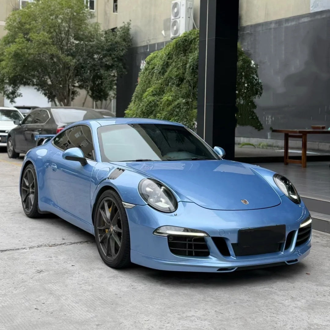 TPU Gloss Metallic Mist Blue Colored PPF Paint Protection Film product image 2 - Veloro paint protection film