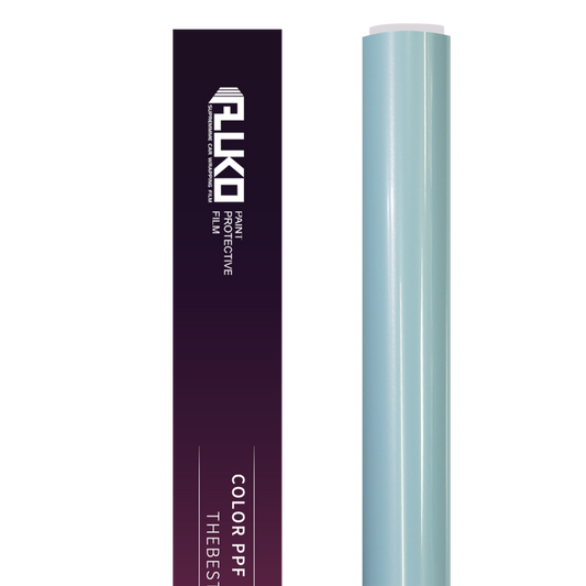 TPU Gloss Metallic Paint Clacier Blue Colored PPF Paint Protection Film product image 2 - Veloro paint protection film