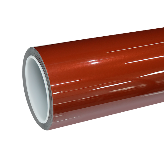 TPU Gloss Metallic Papaiya Orange Colored PPF Paint Protection Film