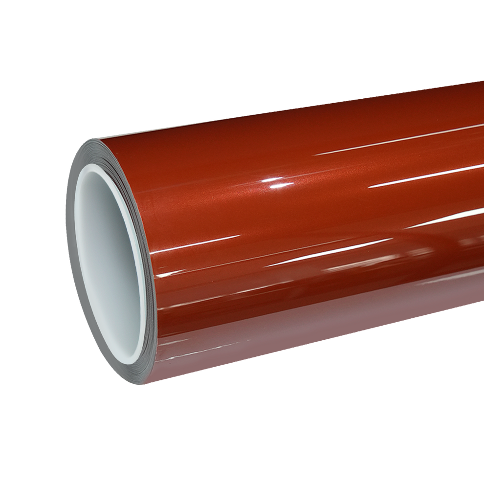 TPU Gloss Metallic Papaiya Orange Colored PPF Paint Protection Film
