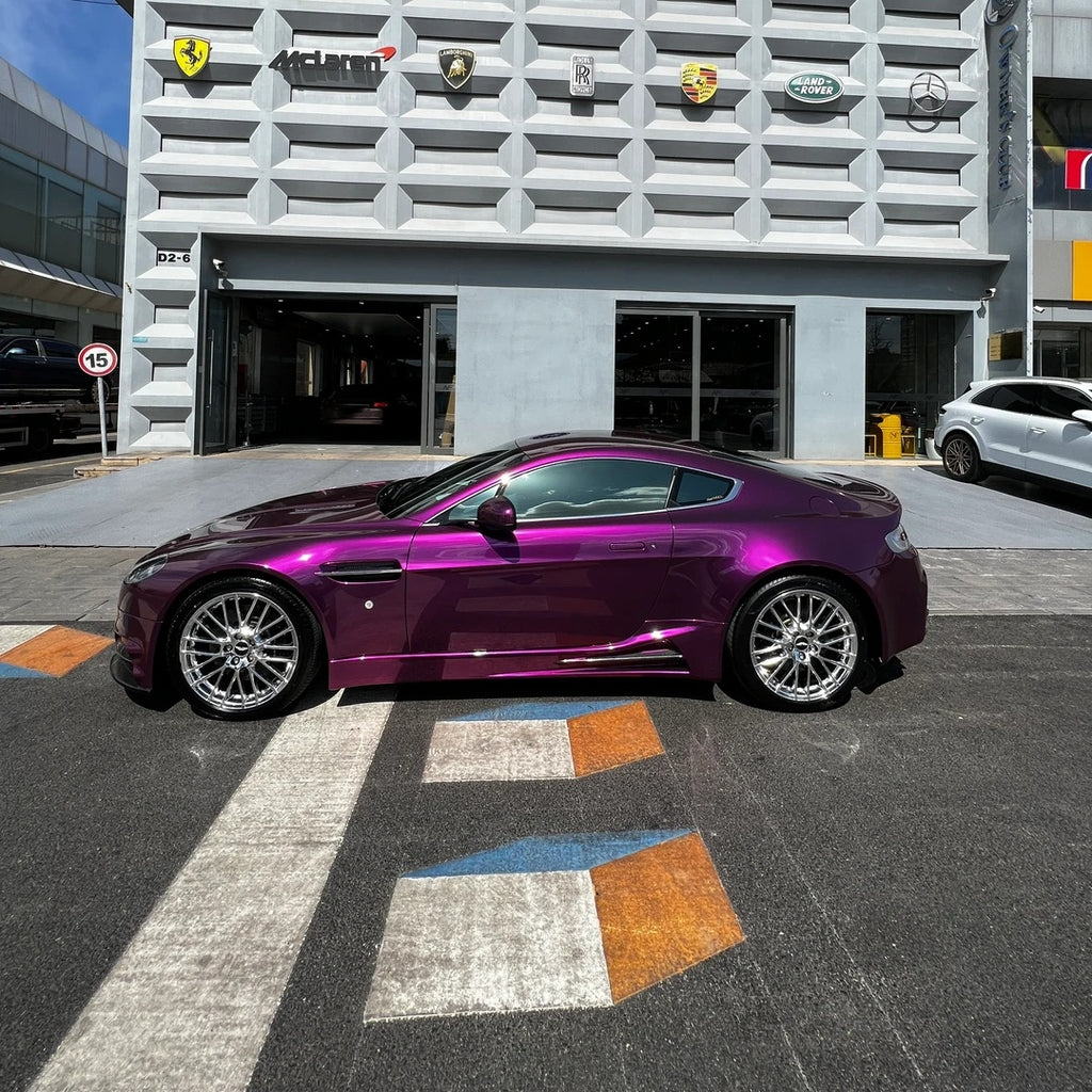 TPU Gloss Metallic Pearl Purple Colored PPF Paint Protection Film product image 2 - Veloro paint protection film