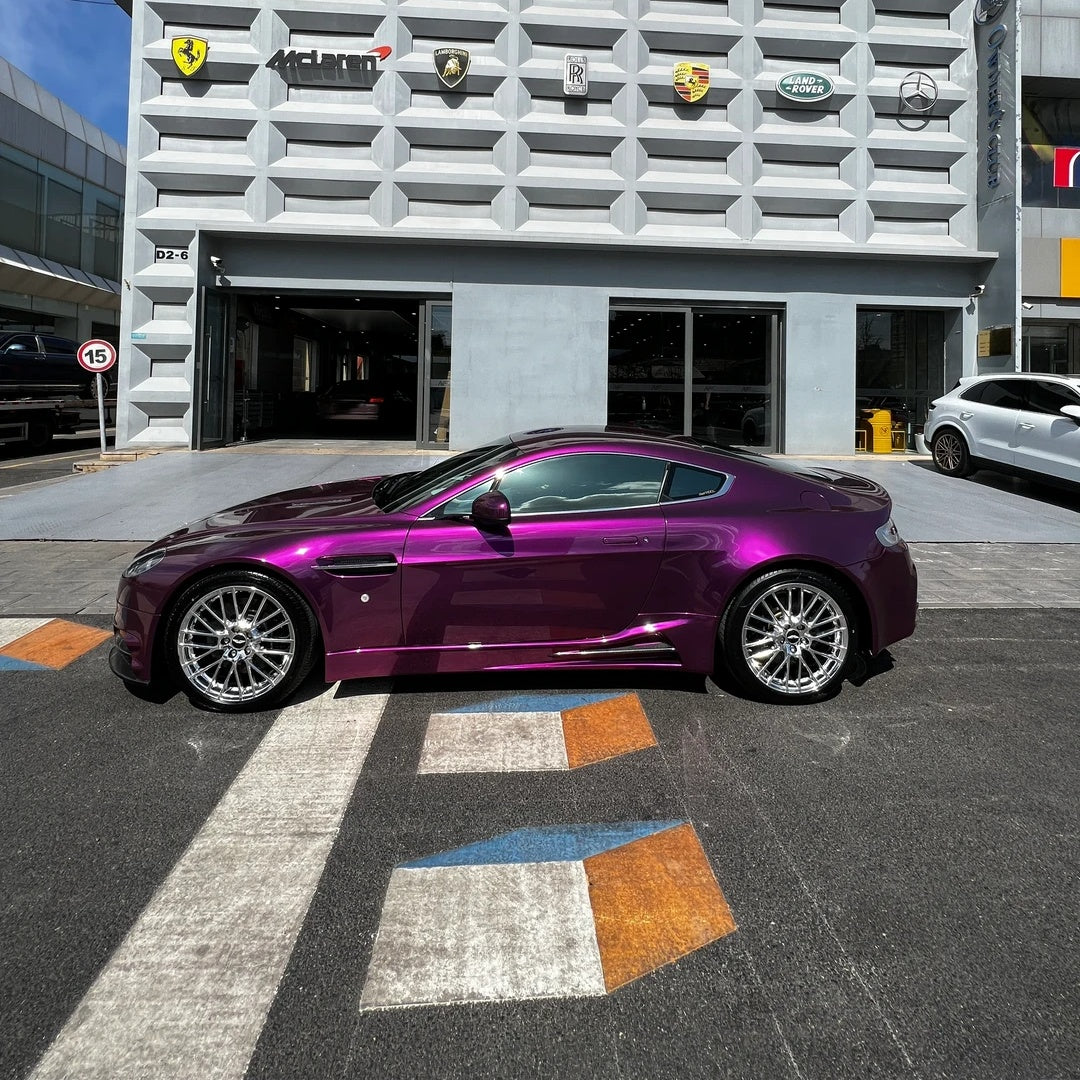 TPU Gloss Metallic Pearl Purple Colored PPF Paint Protection Film product image 2 - Veloro paint protection film