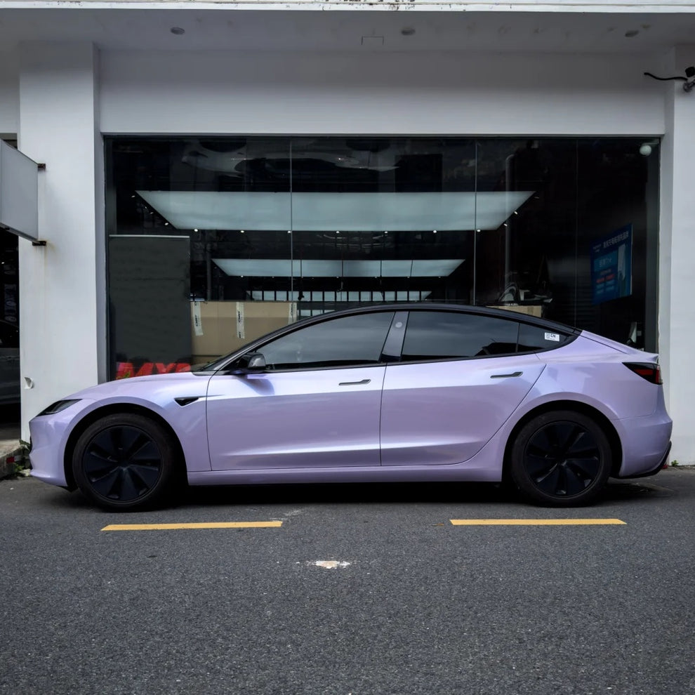 TPU Gloss Metallic Periwinkle Purple Colored PPF Paint Protection Film product image 2 - Veloro paint protection film