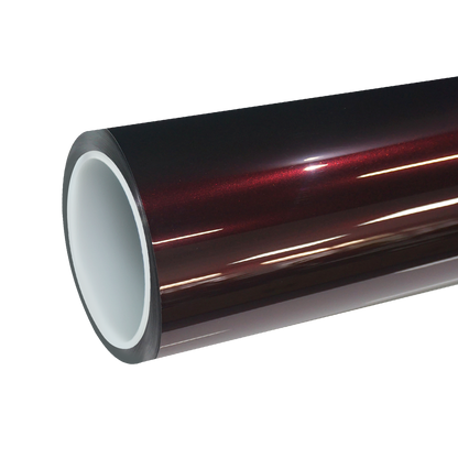 TPU Gloss Metallic Plum Red Colored PPF Paint Protection Film
