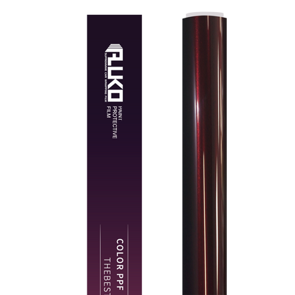 TPU Gloss Metallic Plum Red Colored PPF Paint Protection Film product image 2 - Veloro paint protection film