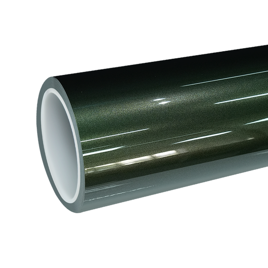 TPU Gloss Metallic Porsche Oak Green Colored PPF Paint Protection Film