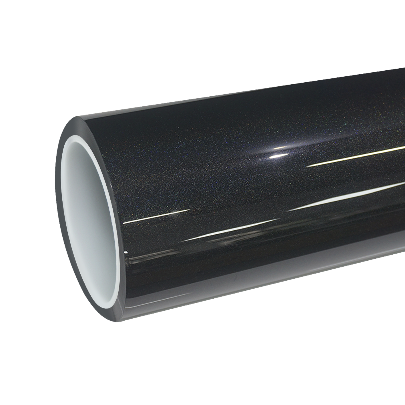 TPU Gloss Metallic Rainbow Laser Black Color PPF Paint Protection Film