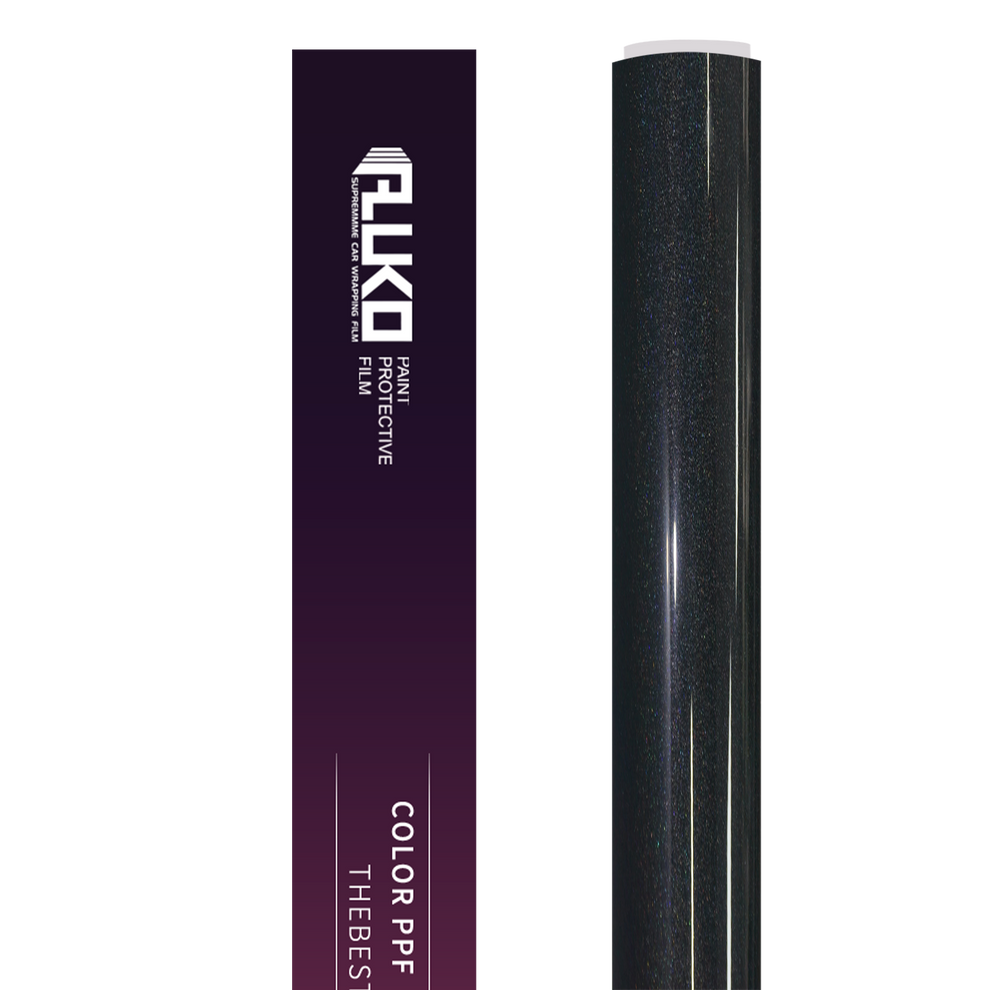 TPU Gloss Metallic Rainbow Laser Black Color PPF Paint Protection Film product image 2 - Veloro paint protection film