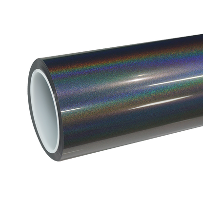 TPU Gloss Metallic Rainbow Laser Light Grey Colored PPF Paint Protection Film