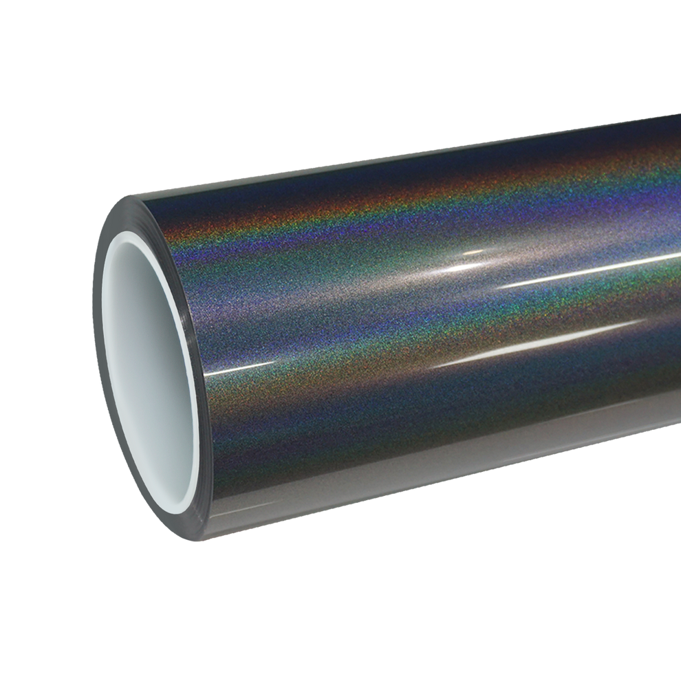 TPU Gloss Metallic Rainbow Laser Light Grey Colored PPF Paint Protection Film