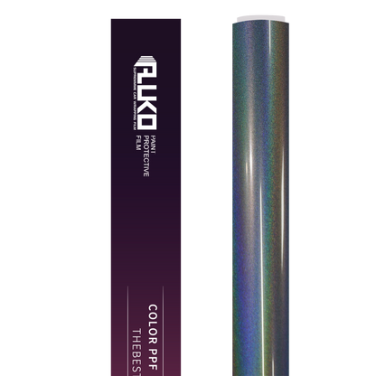TPU Gloss Metallic Rainbow Laser Light Grey Colored PPF Paint Protection Film product image 2 - Veloro paint protection